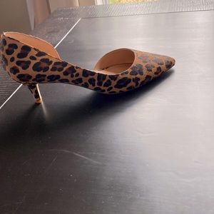 J. Crew calf skin pumps. One inch - kitten heel. Brand new